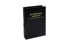 Capacitor Resistor Mixed Book 0201 0402 0603 0805 1206 1% SMD Chip Resistance 0R-10M Capacitance Assortment Kit Sample Set(1206 Mixed Book)