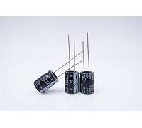 Capacitors 100pcs 16V1000UF 10 * 14 in-line Filter Aluminum electrolytic Capacitor) Component (Size : 16V1000UF)