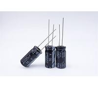 Capacitors 100pcs 16V1000UF 10 * 14 in-line Filter Aluminum electrolytic Capacitor) Component (Size : 16V2200UF)