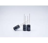 Capacitors 100pcs 16V1000UF 10 * 14 in-line Filter Aluminum electrolytic Capacitor) Component (Size : 16V470UF)