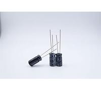Capacitors 100pcs 25V470UF 8 * 12 in-line Filter Aluminum electrolytic Capacitor) Component (Size : 25V100UF)