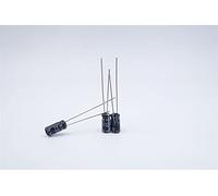 Capacitors 100pcs 25V470UF 8 * 12 in-line Filter Aluminum electrolytic Capacitor) Component (Size : 25V10UF)