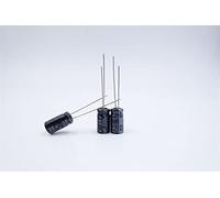 Capacitors 100pcs 25V470UF 8 * 12 in-line Filter Aluminum electrolytic Capacitor) Component (Size : 25V220UF)