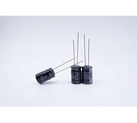 Capacitors 100pcs 25V470UF 8 * 12 in-line Filter Aluminum electrolytic Capacitor) Component (Size : 25V470UF)
