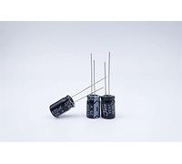 Capacitors 100pcs 25V470UF 8 * 12 in-line Filter Aluminum electrolytic Capacitor) Component (Size : 25V470UF)