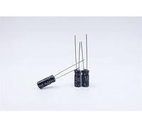 Capacitors 100pcs 50V4.7UF 5 * 11 in-line Filter Aluminum electrolytic Capacitor) Component (Size : 50V0.33UF)