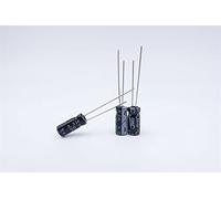 Capacitors 100pcs 50V4.7UF 5 * 11 in-line Filter Aluminum electrolytic Capacitor) Component (Size : 50V3.3UF)