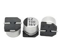 Capacitors 100pcs High Frequency Low Resistance/SMD Electrolytic Capacitor/100UF16V/6.3 * 5.4mm/Bluetooth Decoder Board Power Bank Component