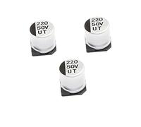 Capacitors 100pcs SMD Aluminum Electrolytic Capacitor 10V470UF 6.3X7.7 SMD Electrolytic Capacitor High Temperature Resistance 4.7UF 25V Component