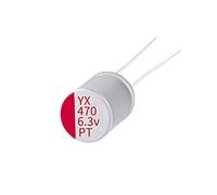 Capacitors 100pcs Solid Capacitor Power Fast Charging Capacitor 6.3V470UF6.3V 6.3 * 8mm Component
