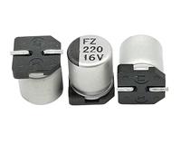 Capacitors 100pcs Very Low impedance SMD electrolytic Capacitor 220UF16V6.3 * 7.7 Router Component