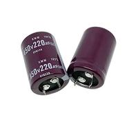 Capacitors 10pcs 220UF 450V 22X45 25X40 30x30MM, Aluminum Electrolytic Capacitor, 450V220UF 22X45 25X40 30x30MM AMNzOgOdL (Size : 22X45 10PCS)
