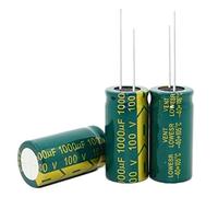 Capacitors 10pcs Electrolytic Capacitors 1000uF 100V 100V1000UF 25V1000UF 18 * 30mm 18 * 35mmhigh-Frequency Low-imped line electrolytic capacitors Energy storage elements (Size : 2.2pF)