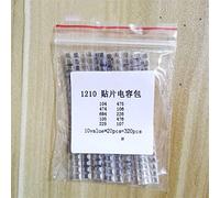 Capacitors 1210 SMD Capacitor Assorted kit,10values*20pcs=200pcs 100nF~100uF Electronic DIY kit Electronic devices