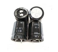 Capacitors 12PCS-2PCS 80V2200UF 2200UF 80V Aluminum Electrolytic Capacitors 25 * 30MM Energy storage elements (Size : 6PCS)