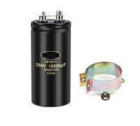 Capacitors 1PCS Bolt Electrolytic Capacitor 250V10000UF 63.5x130mm CD136 Screw Capacitors CE105℃ with Bracket Energy storage elements