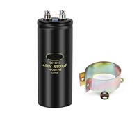 Capacitors 1pcs Bolt Electrolytic Capacitor 450V6800UF 76x160mm Screw CD136 Capacitors CE105℃ with Bracket 2000Hours Energy storage elements