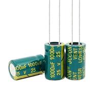 Capacitors 25V 1000UF 1000UF 25V 10MMX17MM New Electrolytic Capacitors Size:10x17MM Control circuit