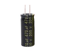 Capacitors 2pcs 200V470UF 200V 470UF18*40 Low ESR/impedance high Frequency Aluminum electrolytic Capacitor 200V 470UF 18 * 40MM Energy storage elements