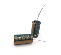 Capacitors 5 pcs Aluminum electrolytic Capacitor 330 uF 100 V 13 * 20 mm frekuensi tinggi Radial Electrolytic kapasitor Control circuit