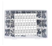 Capacitors 500Pcs/lot 16V-50V 24Values Electrolytic Capacitor Set 0.1UF-1000UF Mix Electrolytic capacitors Assorted kit DIY Electronic Pack Electronic devices