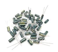 Capacitors 50pcs/lot 4.7UF 50V 105C 5X11mm Aluminum Electrolytic Capacitor 50V4.7UF Radial Lead 50pcs Control circuit