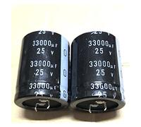 Capacitors 5pcs 33000uF 25V 33000MFD 25Volt 35 * 50mm, Aluminum Electrolytic Capacitor, Radial 33000mf25v 33000uf25v 25v33000mf 25v33000uf AMNzOgOdL
