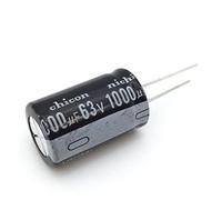 Capacitors 5pcs/lot Aluminum Electrolytic Capacitor 63V/1000 UF 63V/1000UF Electrolytic Capacitor Size 16 * 25 mm Plug-in 63V 1000UF Energy storage elements