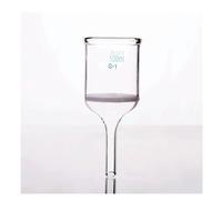 Capacity 100ml Bush funnel, Outer diameter 60mm, Effective length 60mm, Sand board specifications G1, Sand board funnel Laboratory Equipment