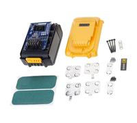 Capacity 21V Battery Pack Case Power Tool Accessories Converter for Electric Tool Repair and Maintenance Projects Fast Charging Power Battery