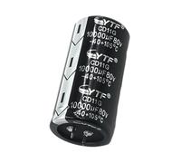 Capacity 80V10000UF Aluminum Electrolytic Capacitors and Versatile for General Use 35x60mm, 35x70mm Fixed Capacitor