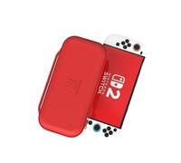 Capacity Carrying Case for Nintendo Switch 2 ( 2025 ) , Ultra AIR EVA Travel Pouch with 12 Game Cartridges, Screen Protective Cover, Accessories Storage Bag, (White&Black)