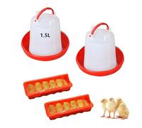 Capacity Chicken Waterer and Feeder Resistant for Farming Vegetable String Bag Backyard Supplies Accessories Poultry Feeding