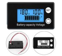 Capacity Voltage Meter Battery Indicator DC 8-100V 6 set 4 set Capacity Voltage there is a clear screen display the performance and percentage are displayed (blue)