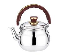 Capacity Whistling Top Large Steel Tea Kettle Stainless Silver Stove