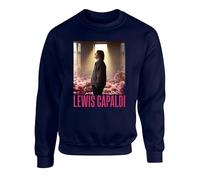Capaldi Concert Tour 2025 Jumper - Lewis Brit Pop Singer Vintage Band Merch Gift For Music Lovers UK Event Kids Adults Unisex Sweatshirt Top(3XL, Navy)