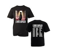 Capaldi Music Concert Tour 2025 T-Shirt - Lewis Brit Pop Singer Vintage Band Merch Gift for Music Lovers UK Event Kids Adults Unisex Tee Top (Black, M)