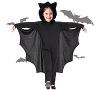 Capaneus Bat Costume Children, Bat Costume Vampire Girl Boy, Bat Wings Vampire, Bat Costume for Halloween, Carnival