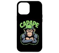 Capape Angry Chimp Monkey With Cap Tough Case for iPhone 12 Pro Max