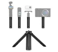 CAPART Extendable Mini Tripod for Insta360 X4 X3 X2 ONE RS, DJI Pocket 3 2, Camera Webcam Phone Fill Light Microphone Handle Grip Desktop Holder with 1/4" Screw