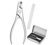 capasin Heavy Duty Large Dog Nail Clippers for Thick Nails, Professional Pet Nail Trimmer Set with PCB Nail File and Metal Storage Tin for Medium Large Dogs