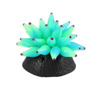 CAPASTEC Aquarium Simulation Bubble Coral, Silicone Fluorescent Coral Glow Ornaments Fish Tank Decoration (Green)