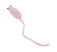 CAPASTEC Cat Playing Ball with Bell Inside, Interactive Cat Balls for Indoors, Safe Teeth Cleaning Cat Chew Balls, 20 cm Kitten Ball for Playtime, Pink