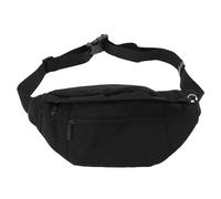 CAPASTEC Crossbody Fanny Pack with 4 Pockets, Adjustable Belt Bag, Black