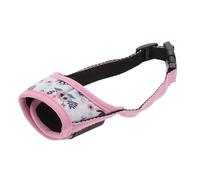 CAPASTEC Dog Muzzle Soft Dog Muzzle Breathable Muzzle for Dogs Prevention Biting Chewing Muzzle with Adjustable Strap for Small Medium Large Dogs XL Pink