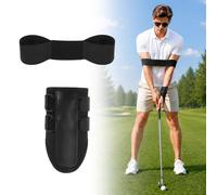 CAPASTEC Golf Training Aid, Include Golf Wrist Training Aid & Arm Band, Black, 1 Set