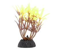 CAPASTEC Plastic Aquarium Plants, Small Aquarium Plastic Plants, Yellow Brown