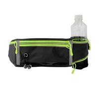 CAPASTEC Waist Pack Bag with Water Bottle Holder, Fanny Pack, Black Green
