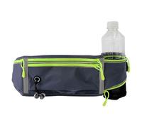 CAPASTEC Waist Pack Bag with Water Bottle Holder, Fanny Pack, Deep Gray