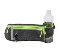 CAPASTEC Waist Pack Bag with Water Bottle Holder, Jogging Pocket Belt, Gray
